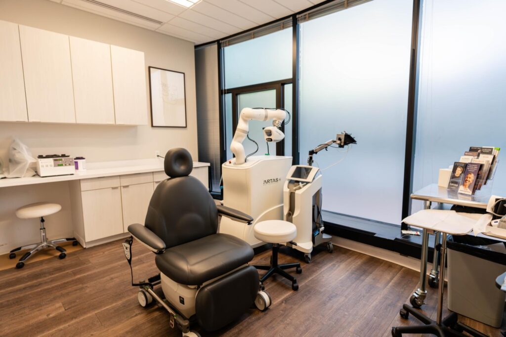 Medical clinic treatment room