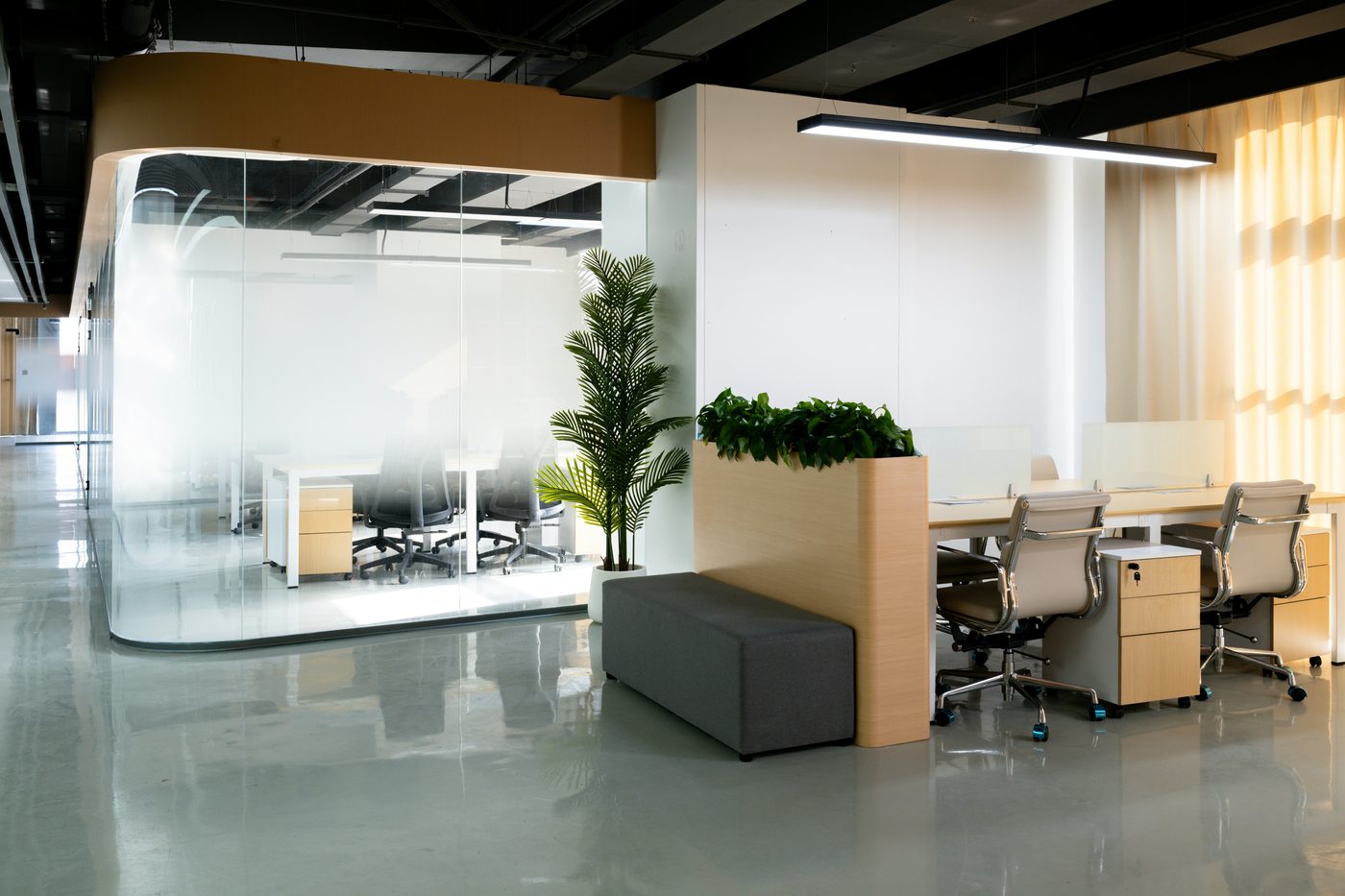 Modern corporate office interior
